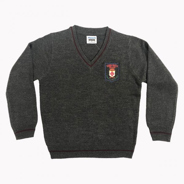 Terra Santa Uniform - Sweater V-Neck UNISEX - TS logo